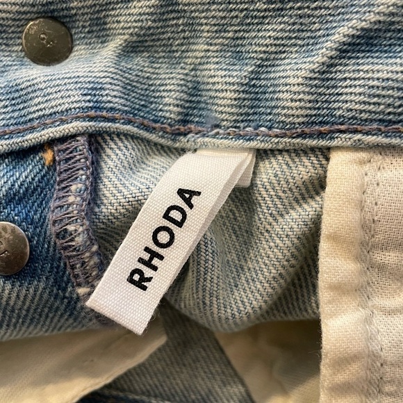 GRLFRND Rhoda Denim Mini Skirt in I Got Mine, Size 26 - Picture 10 of 12